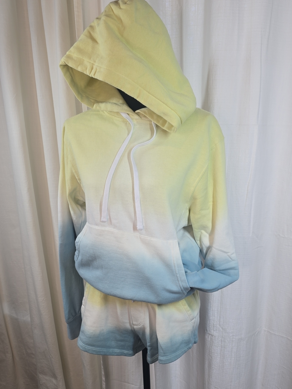 Reflex Ombre Hooded Sweatshirt and Short Set 2-piece
